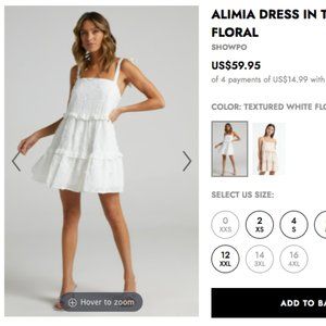 white floral eyelet sundress